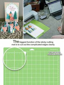 Thảm cắt khắc cao cấp nhiều gói 12x12 inch, Thảm cắt chống trượt dính Phụ kiện thay thế cho Xx Explore One/Air/Air 2/Maker, Chứa 4 độ nhớt - Cao cho khắc laser, cắt vinyl và thủ công Thảm chống trượt chính xác - Bề mặt tự phục hồi, Bảo vệ bàn làm việc - Thảm cắt chống trượt liên kết lưới cho thủ công, chần bông, may vá, làm sổ lưu niệm và tất cả các loại nghệ thuật, Hoàn hảo cho thủ công DIY và chạm khắc giấy, Bảo vệ bề mặt làm việc của bạn Trở lại trường học - Nhiều màu - Xem 3