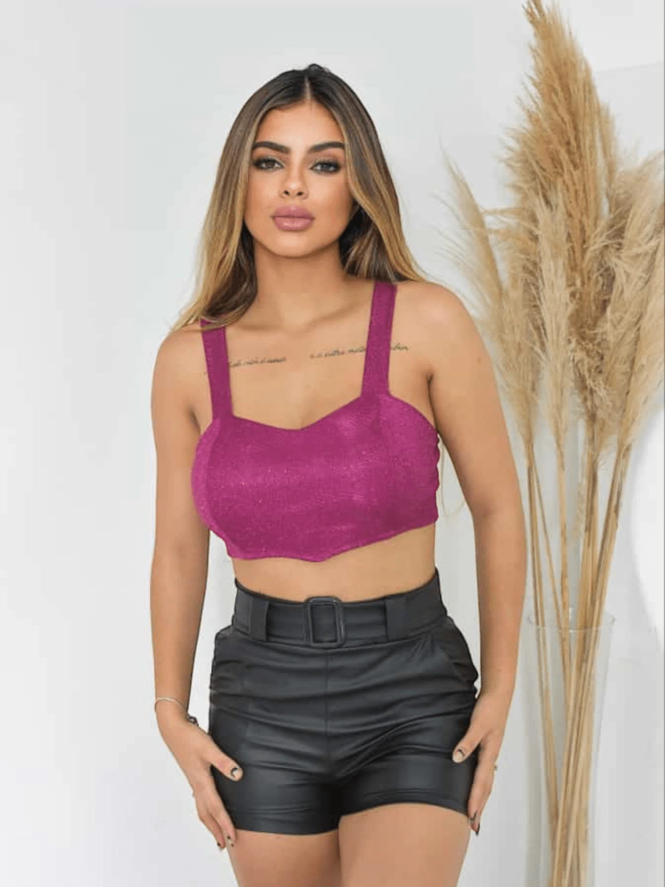 Women Tops - Màu Hoa hồng đỏ - Xem 1