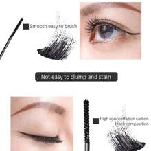 睫毛膏捲曲自然基本彩妝防水濃密卷翹&&持久睫毛膏