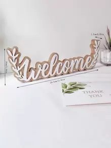 Welcome Letter Sign For Table Decoration Or Wall Hanging Best Gifts Birthday Graduation - Multicolor - View 5