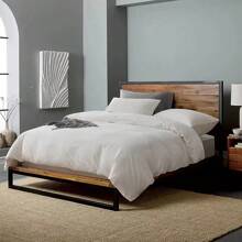 一套純白色羽毛被套套裝,超柔軟雙層填充被套,單人床罩套裝,多種尺寸,包括 1 個羽絨被套和 2 個枕套 - 白色 - 查看 2