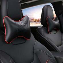 2 Piezas Almohada Para El Cuello Del Coche - Negro - Ver 9