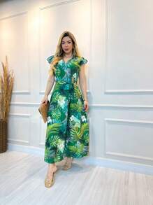 Women Dresses - 綠色 - 查看 3