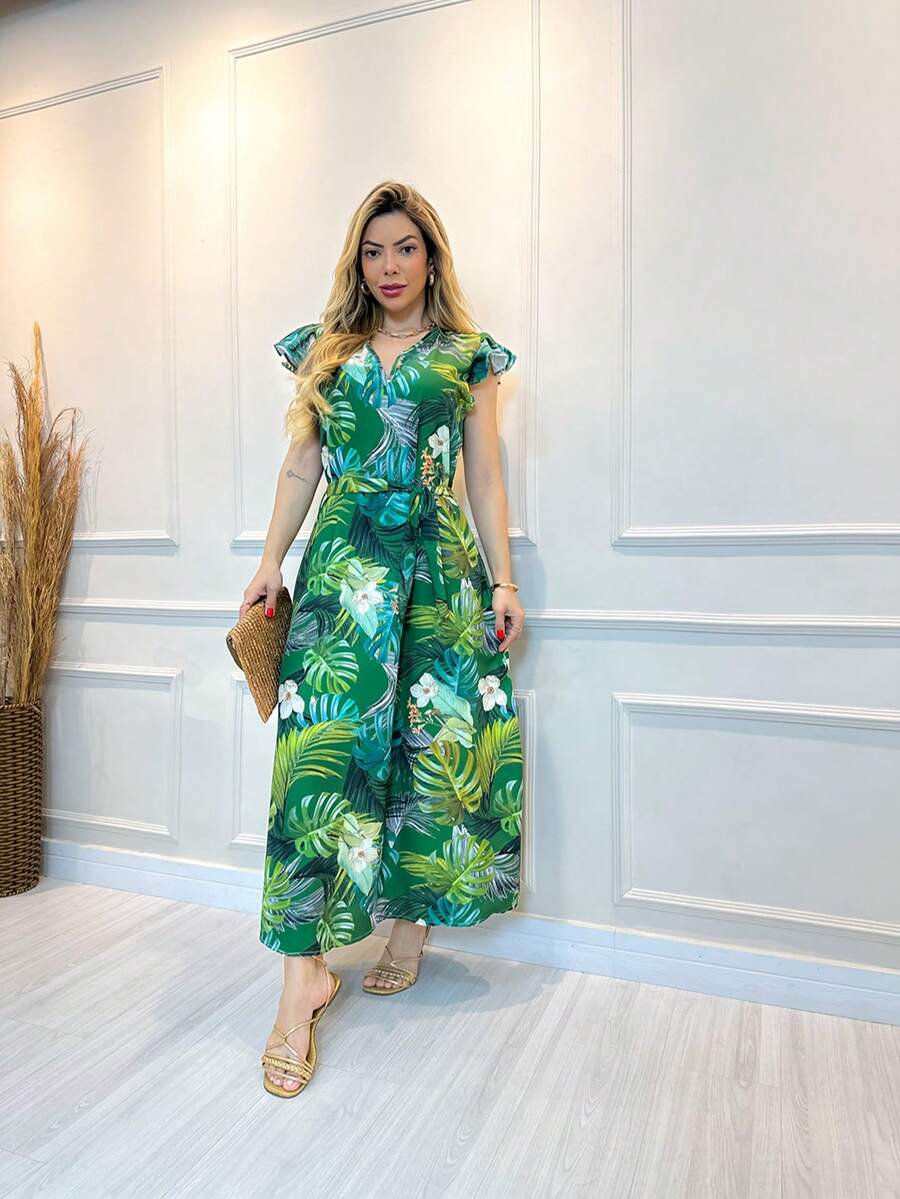 Women Dresses - 綠色 - 查看 1