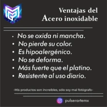 1pza Anillo ajustable con cristal elaborado en acero inoxidable - Dorado - Ver 5