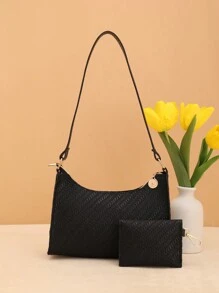 休闲多功能腋下手提包，大容量单肩包，适合日常外出