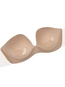 1pc Self-adhesive Strapless Push-up Bra For Bride, Invisible & Seamless & Anti-slip & Small Chest Enlargement - Black - View 6