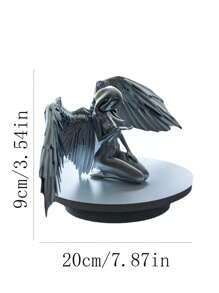 Alas De Ángel Plateadas/doradas, Adorno Artesanal De Resina Para Decoración De Jardín Y Decoración De Mesa, 1 Ud. - Dorado - Ver 4