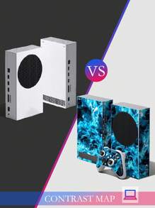 Printed Gaming Console Skin Stickers For Xbox Series S (set Of 4) - Multicolor - View 3