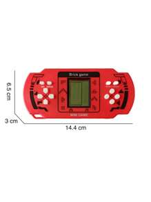 Large Screen Russian Block Game Console Children Intellectual Puzzle Toy - Red - View 4