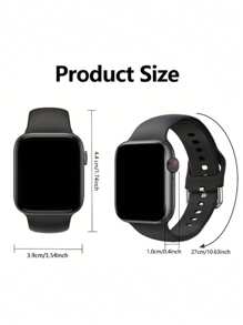 方形智能手錶帶錶帶 - 白色 - 查看 9