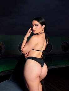 Women Two-piece Outfits - màu đen - Xem 2