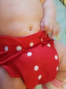 6 Pieces Ecological Diapers Package For Reusable Baby Soft And Comfortable Adjustable - Multicolor - View 6