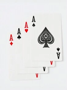 1 Deck Creative Red Paper Playing Cards, Suitable For Party, Game, Festival - 1 deck of cards - View 5