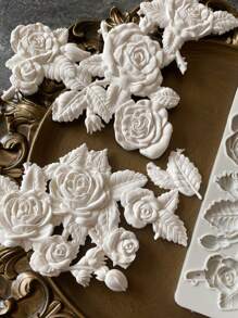 玫瑰花硅胶模具树脂模具 DIY