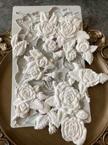 玫瑰花硅胶模具树脂模具 DIY