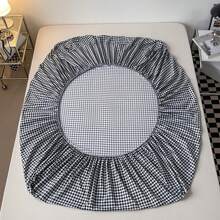 1pc Polyester Fitted Sheet Mattress Protector Cover Sheet - Multicolor - View 10