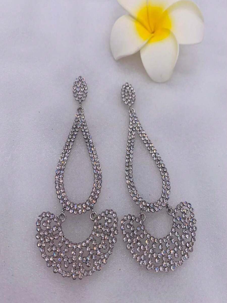 Stud Earrings - Bạc - Xem 1