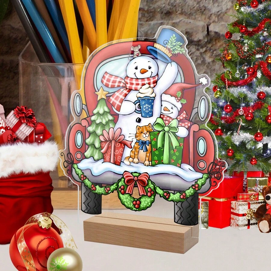 Christmas Dwarf Gift Box Shaped Cardboard Cutout Standee SHEIN USA