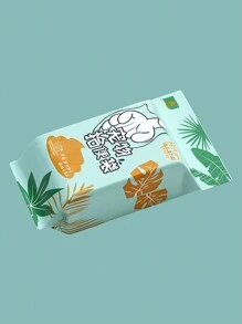 1pc Disposable Pet Waste Bag With Dispenser, Dog Poop Scooper, Outdoor Portable Dog Poop Collection Bag - Mint Green - View 1