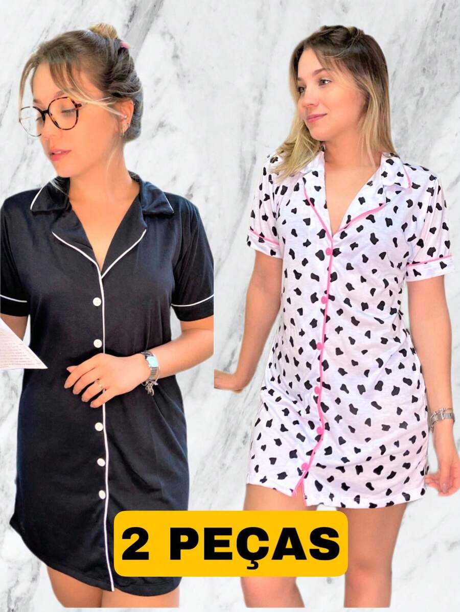 Women Nightgowns & Sleepshirts - White - View 1
