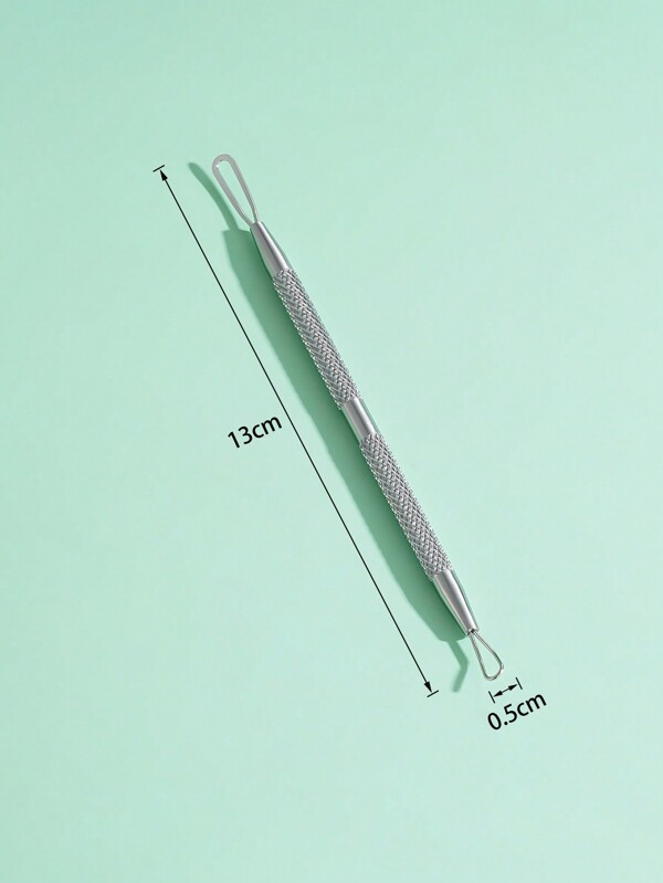Blackhead Remover, 1pc Stainless Steel Dualended Loop Extractor For