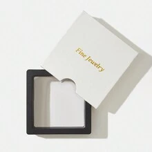 S925純銀靈眼配透明立方氧化鋯水滴項鍊,女士首飾禮物祝福之選,精緻禮物/禮品 - 銀色 - 查看 6