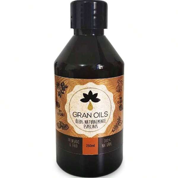 Óleo Vegetal De Gengibre 250ml (Gran Oils) - Ideal para massagens terapêuticas e estéticas