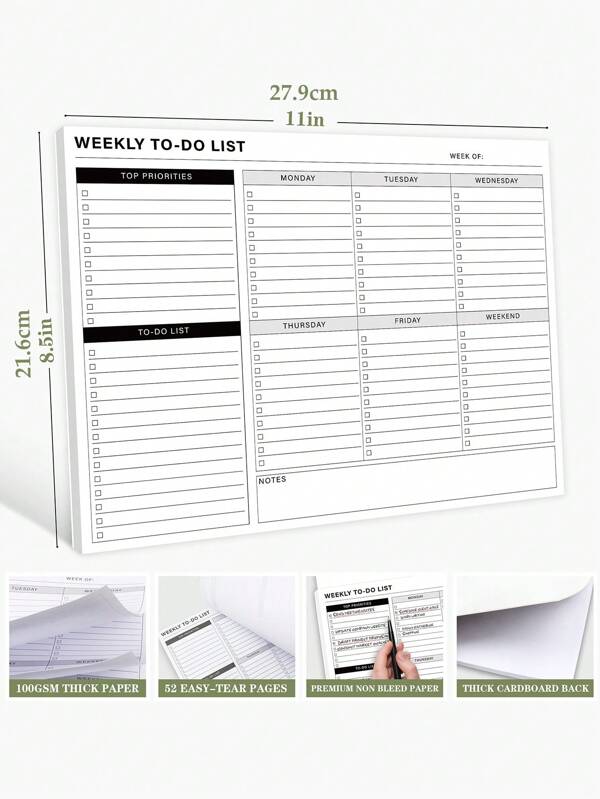 weekly-to-do-list-notepad-daily-planner-52-sheets-task-planner-to-do