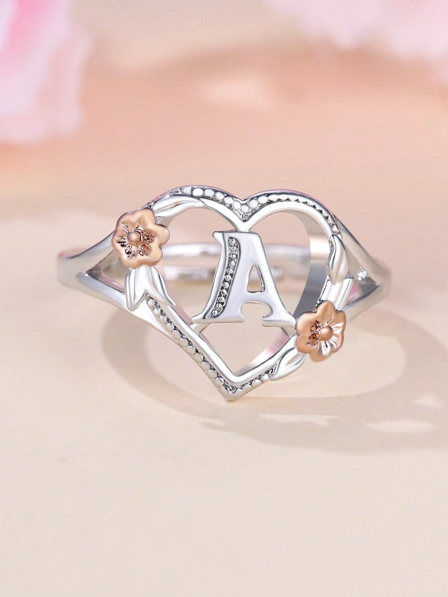 Vanel 1 Miếng Retro Phong cách cung điện Hai màu Love Tim & Hoa anh đào & Lá thư Mở Lãng mạn Hình vẽ trái tâm Ban đầu Hoàn hảo Qủa tặng Đối với Ngày đêm , Bạn gái , , Lễ cưới Đồ trang sức - Nhiều màu - Xem 1