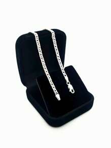 PULSEIRA BRACELETE MASCULINO GRUMET ELO DUPLO 3 MM NA PRATA ITALIANA LEGITIMA 925 PURA MACIÇA - Prata - Visão 4