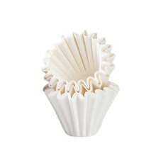 50 piezas Filtros de papel desechables con forma de tarta de color blanco, de vuelta al colegio - Blanco - Ver 7