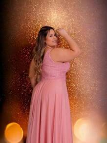 Women Dresses - Rusty Rose - View 3