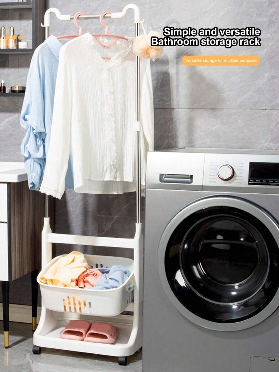 Removable Home Small Cart, Clothes Storage, Mobile Bathroom Organizer Rack