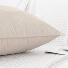 1pc Velvet Edged Pillow Cover Solid Square Cushion Case For Sofa Bedroom Car 18x18 Inch 45x45cm - Beige - View 7