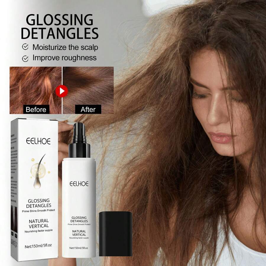 1 件 150 毫升透明免洗免洗髮膠,修復乾燥和受損的頭髮,改善毛躁和光澤