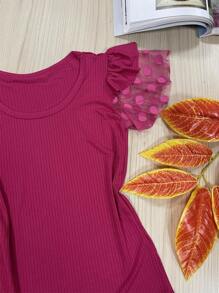 Women T-Shirts - Màu Hồng Tươi - Xem 3