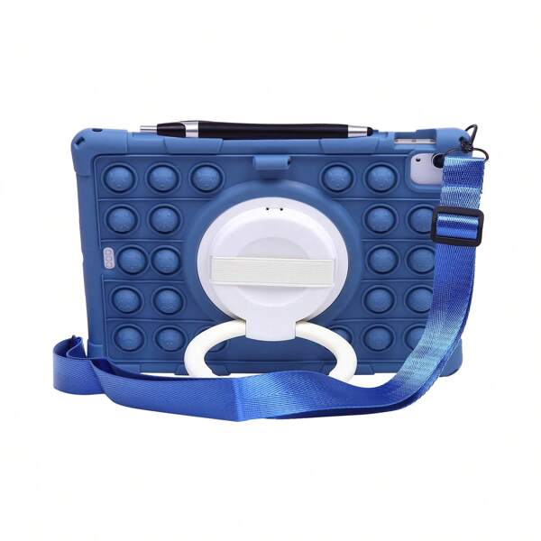1pc Push Pop Bubble Soft Tablet Protective Case Compatible With IPad, With Shoulder Strap And Stylus, For  M10 3nd 10.6" 2022/ M10 FHD Plus/ 2nd Gen 10.3" TB-X606/ Galaxy Tab A7 Lite 8.7" (2021) T220/ Galaxy Tab A 8.0 2019 T290/T295 (Tablet Not Included)