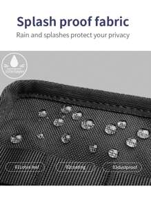 OZUKO Tactics Sling Bag For Men Waterproof Waist Pack Utility Edc Pouch Concealed Carry Shoulder Bag For Range Travel Outdoor Sports Crossbody Bag Side Bag Commute Business Holiday Essentials Lightweight Carry On For University College Students Messenger Bags Bucket Bags Halloween Men Gifts Christmas Men Bag School Bag Student Bag Book Bag Scream - Black - View 5