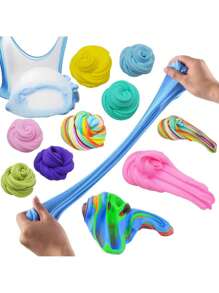 2 Packs Butter Slime Kit With Random Accessories,scented Diy Slime Supplies For Girls And Boys, Stress Relief Toy For Kids Education, Party Favor, Gift And Birthday - Multicolor - View 3