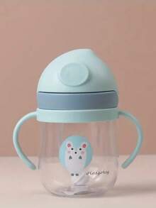 1 Pieza Copa Antiahogo Con Asa De 250ml - Azul Cadete - Ver 3