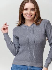 sueter dama de punto tejido - Gris Oscuro - Ver 2