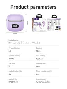 In-ear (Insert) Wireless Earbuds - White - View 11