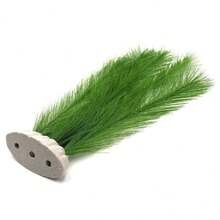 1入30公分仿真羽毛草水族箱裝飾,人造植物 - 綠色 - 查看 5