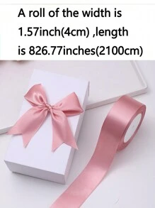 10 cuộn ruy băng lụa, ruy băng satin gói quà, vật liệu thủ công DIY, trang trí tiệc cưới, sinh nhật, gói quà Ngày của Mẹ, nhiều màu sắc chất lượng cao - Bụi tím - Xem 4