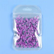 1 包/10 克水果形狀聚合物粘土片(西瓜、草莓),12 種圖案可供選擇,適合 Diy 美甲藝術 - 彩色 - 查看 3