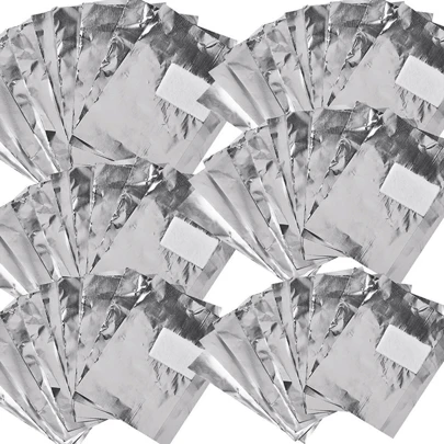 100pcs Nail Polish Remover Foil Wraps With Absorbent Pad, 2"X3" Simple Flat Plain Cloth Pads, Suitable For Home Manicure Salon Use, Fit For All Fingers And Toes. The Aluminum Foil Is Thick And Long, Easy To Wrap Around Fingers And Toes, Effectively Absorbing Nail Polish Remover For Quick Gel Removal.,Nail Supplies,Nail Tools,Nail Art Tools,Back To School,Nails,Nail Tools For Press On Nails