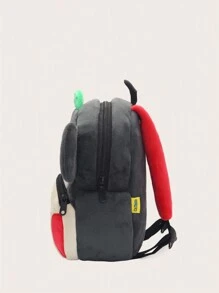 1pc Cute Animal Monkey Shaped Plush Backpack For Boys And Girls, Suitable For Daily Use In All Seasons - Multicolor - View 3