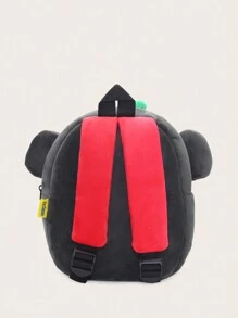 1pc Cute Animal Monkey Shaped Plush Backpack For Boys And Girls, Suitable For Daily Use In All Seasons - Multicolor - View 4