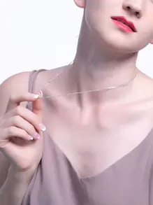 FOREVER QUEEN 925 Sterling Silver Italian Solid Figaro Link Chain Necklace Comes With A Gift Box For Men & Women